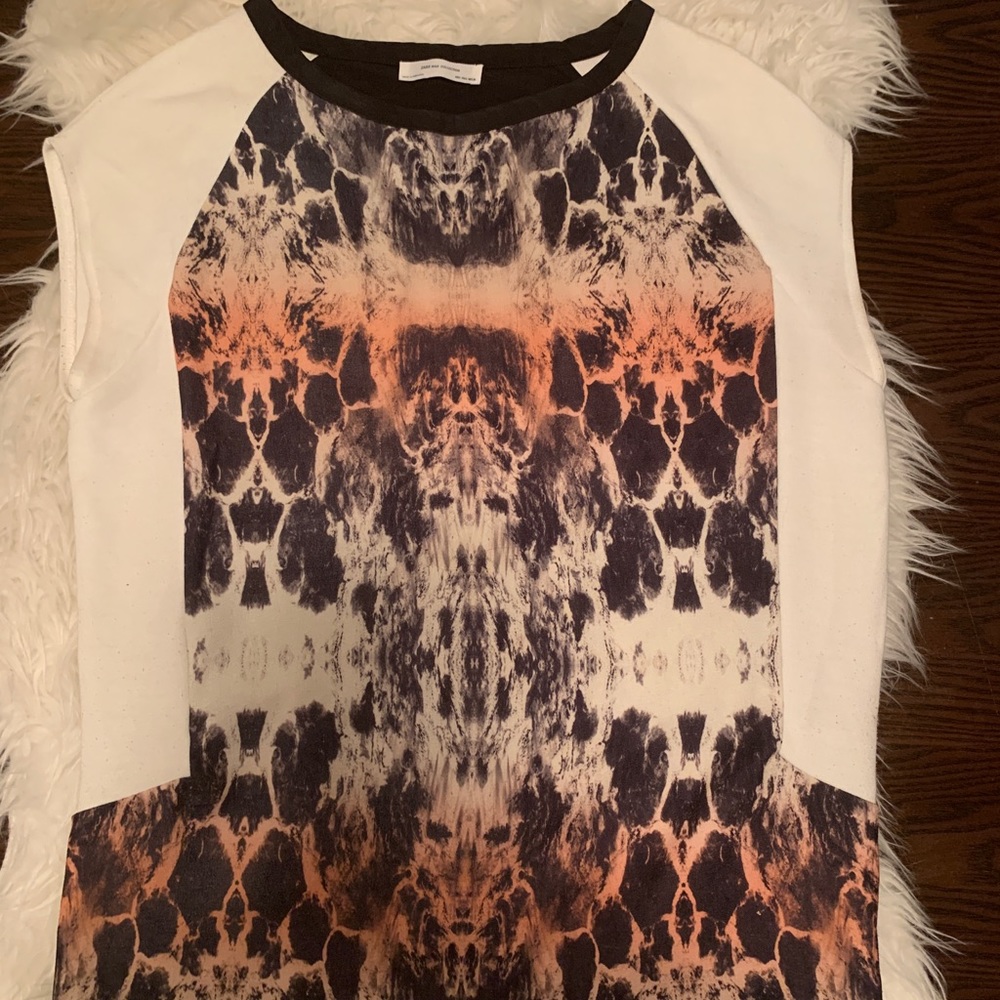 Zara printed oversized shirt